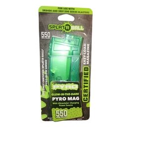 Splat-R-Ball Pyro‎ Water Blaster Magazine Holds 550 Rounds Glow in Dark